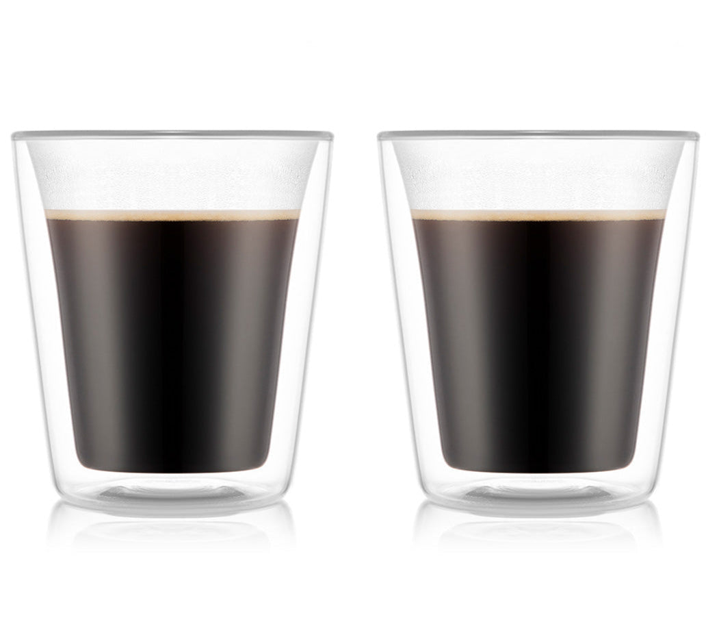 Bodum Double-walled Coffee and Tea Glasses Canteen Patented