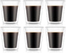 Bodum Double-walled Coffee and Tea Glasses Canteen - Patented Valve - 200 ml - 6 pieces