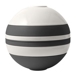 Villeroy & Boch Dinnerware Set La Boule Black / White 7-piece / 2 persons - 2 bowls, 2 dishes, 2 universal plates and 1 serving dish