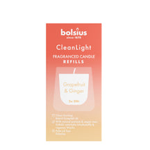 Bolsius Refill - for Clean Light - Grapefruit & Ginger - 2 Pieces