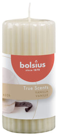 Bolsius Blunt candle True Scents Vanilla - 12 cm / ø 6 cm