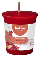 Bolsius Scented candle / Refill - for candle holder - True Scents Pomegranate - 5 cm / ø 4.5 cm