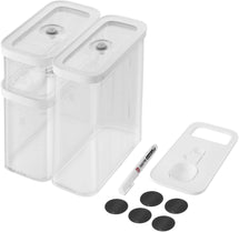 Zwilling Vacuum Fresh & Save Storage Containers - Plastic - Transparent - 5-piece set