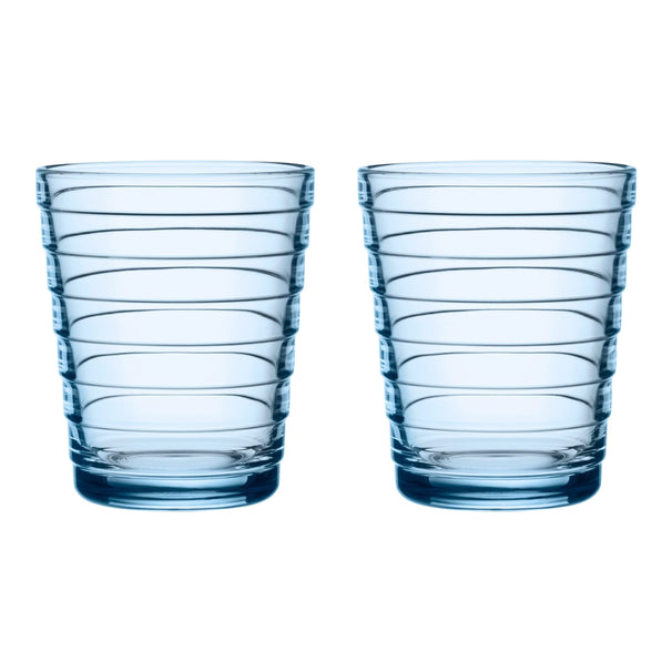 Iittala Glass Aino Aalto - Aqua - 220 ml - 2 pieces