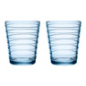 Iittala Glass Aino Aalto - Aqua - 220 ml - 2 pieces