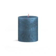 Bolsius Blunt candle Shimmer Blue - 8 cm / 7 cm