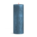 Bolsius Blunt candle Shimmer Blue - 19 cm / ø 7 cm