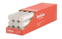 Bolsius Dinner Candle / Table Candle Rustic Cloud White 27 cm - 9 Pieces