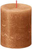 Bolsius Blunt candle Rustic Spice Brown - 8 cm / ø 7 cm