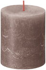 Bolsius Blunt Candle Rustic Rustic Taupe - 8 cm / ø 7 cm