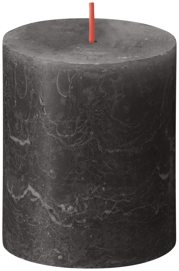 Bolsius Blunt Candle Rustic Stormy Grey - 8 cm / ø 7 cm