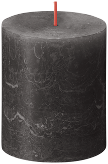 Bolsius Blunt Candle Rustic Stormy Grey - 8 cm / ø 7 cm