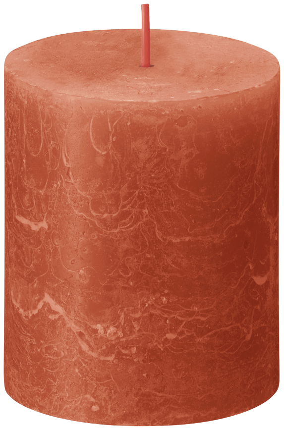 Bolsius Stem candle Rustic Earthy Orange - 8 cm / ø 7 cm