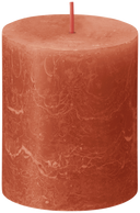 Bolsius Stem candle Rustic Earthy Orange - 8 cm / ø 7 cm