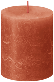 Bolsius Stem candle Rustic Earthy Orange - 8 cm / ø 7 cm