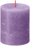 Bolsius Blunt Candle Rustic Vibrant Violet - 8 cm / ø 7 cm