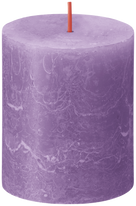 Bolsius Blunt Candle Rustic Vibrant Violet - 8 cm / ø 7 cm