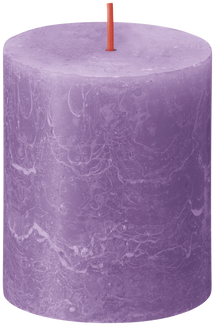 Bolsius Blunt Candle Rustic Vibrant Violet - 8 cm / ø 7 cm