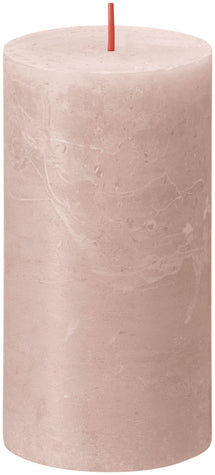 Bolsius Stump candle Rustic Misty Pink - 13 cm / ø 7 cm