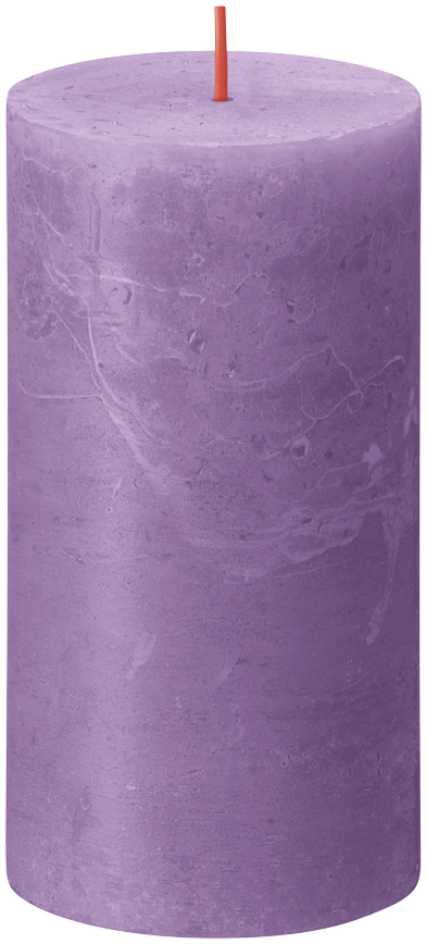 Bolsius Blunt Candle Rustic Vibrant Violet - 13 cm / ø 7 cm