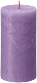 Bolsius Blunt Candle Rustic Vibrant Violet - 13 cm / ø 7 cm