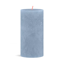 Bolsius Blunt candle Rustic Sky Blue - 13 cm / ø 7 cm