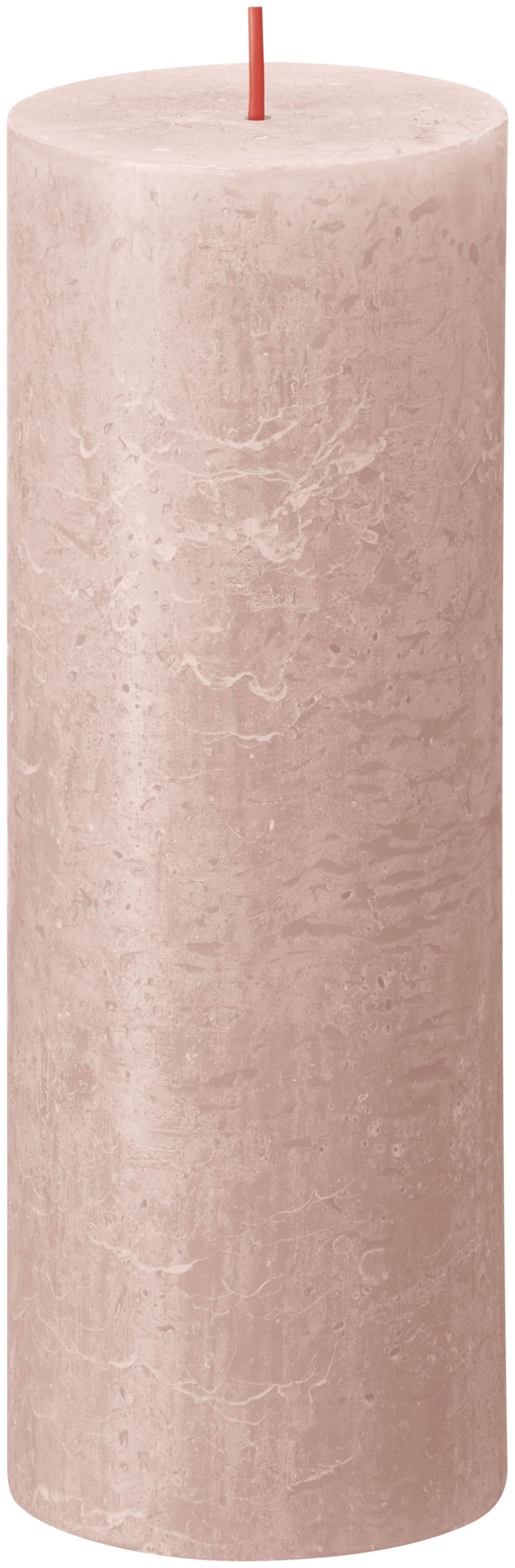 Bolsius Stem candle Rustic Misty Pink - 19 cm / ø 7 cm