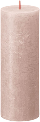 Bolsius Stem candle Rustic Misty Pink - 19 cm / ø 7 cm