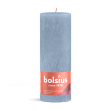 Bolsius Blunt Candle Rustic Sky Blue - 19 cm / ø 7 cm