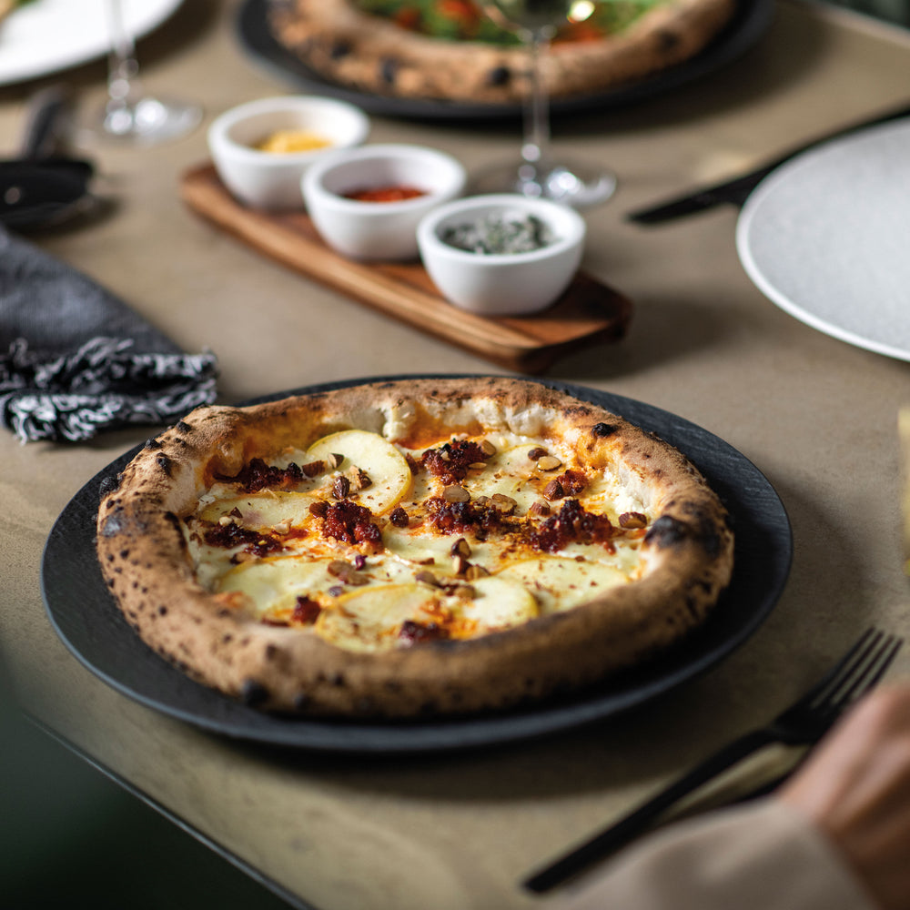 Villeroy & Boch Pizzabord Manufacture Rock - Black - ø 31.5 cm