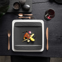 Villeroy & Boch dinner plate Manufacture Rock - Black - 28 x 28 cm