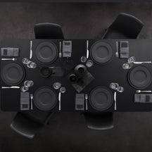 Villeroy & Boch Tableware set Manufacture Rock - Black - 12-piece / 4 people