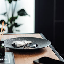 Villeroy & Boch dinner plate Manufacture Rock - Black - ø 25 cm