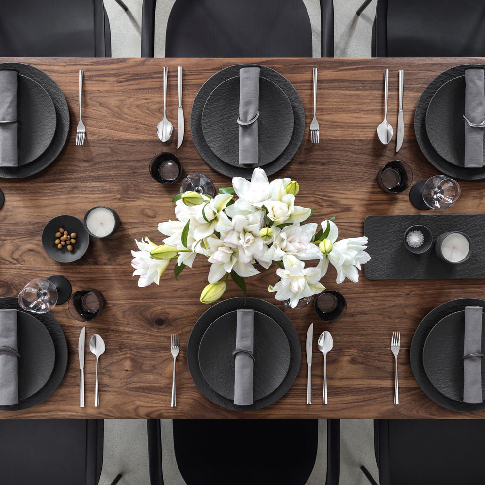 Villeroy & Boch dinner plate Manufacture Rock - Black - ø 25 cm