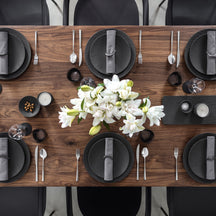 Villeroy & Boch dinner plate Manufacture Rock - Black - ø 25 cm