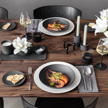 Villeroy & Boch Plate Manufacture Rock - Black - ø 16 cm