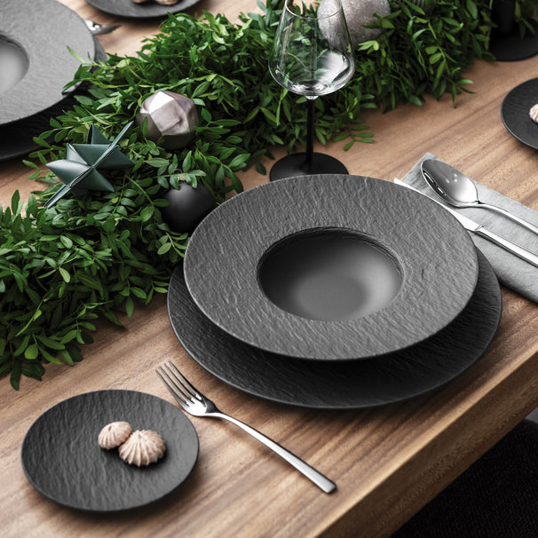 Villeroy & Boch Plate Manufacture Rock - Black - ø 16 cm