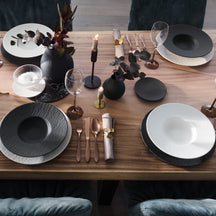 Villeroy & Boch Pizzabord Manufacture Rock - Black - ø 31.5 cm