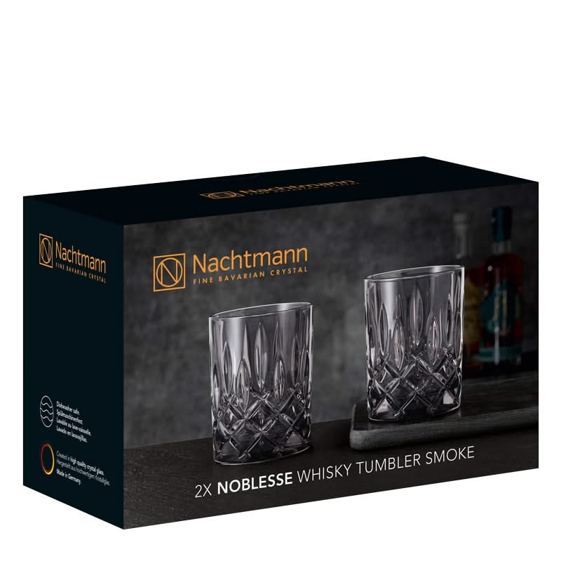 Nachtmann Whiskey Glasses Noblesse - Smoke - 295 ml - 2 pieces