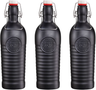 Bormioli Rocco Beug bottle / Weck bottle Officina 1825 - Anthracite - 1.2 liters - 3 pieces