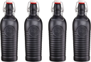 Bormioli Rocco Beug bottle / Weck bottle Officina 1825 - Anthracite - 1.2 liters - 4 pieces