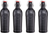 Bormioli Rocco Beug bottle / Weck bottle Officina 1825 - Anthracite - 1.2 liters - 4 pieces