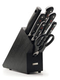 Wusthof Knife block Classic - Black - 8-Piece