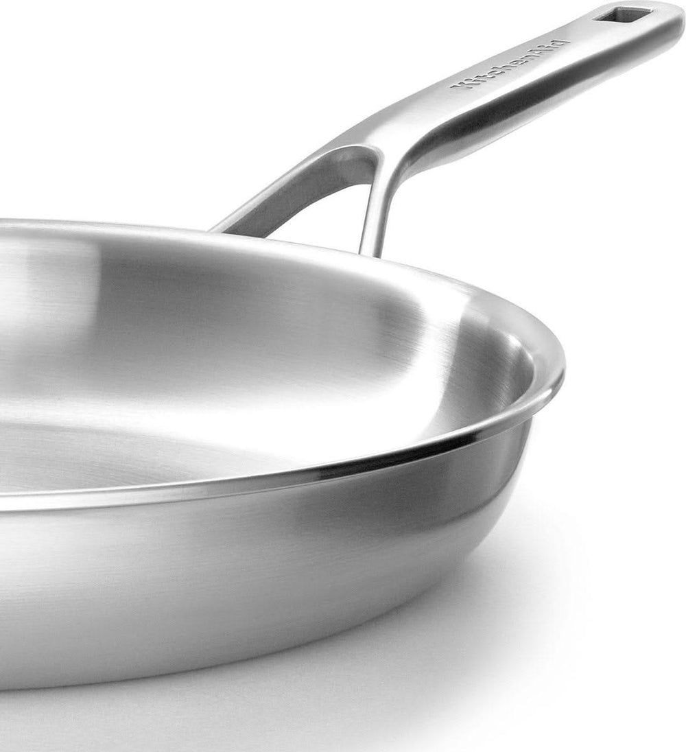 KitchenAid Frying pan - Multi-Ply stainless steel - ø 24 cm - without non-stick coating