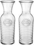 Bormioli Rocco Decanter Officina 1825 - 1 liter - 2 pieces