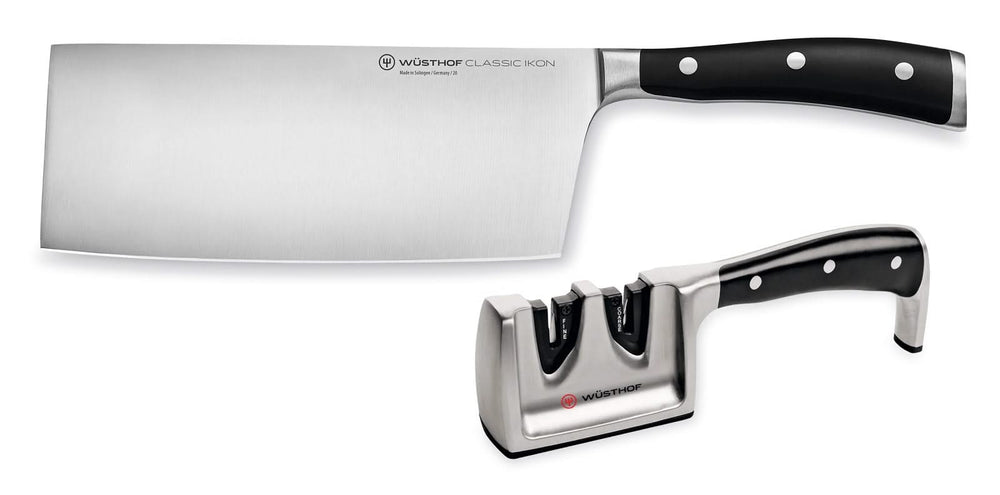 Wusthof Chef's knife and sharpener set Classic Ikon 2-Piece