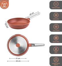 Westinghouse Frying pan set Performance - ø 24 and 28 cm - Red - Induction and all others heat sources