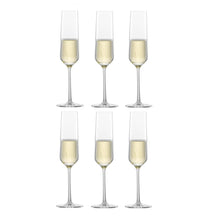 Zwiesel Glas Champagne glasses Pure - 215 ml - 6 pieces