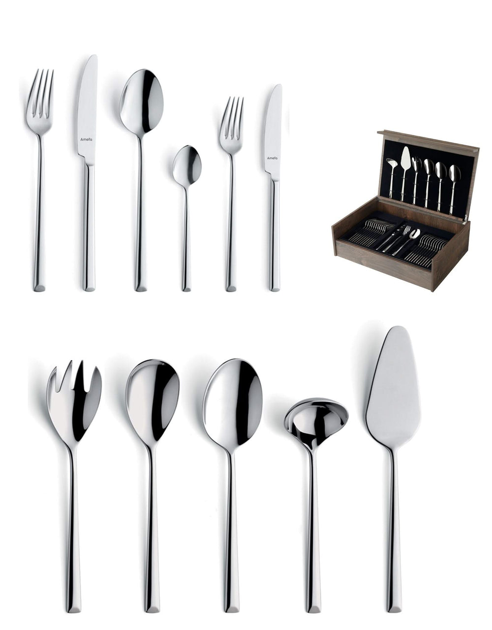 Amefa Cutlery set Metropole - 78-piece / 12 people