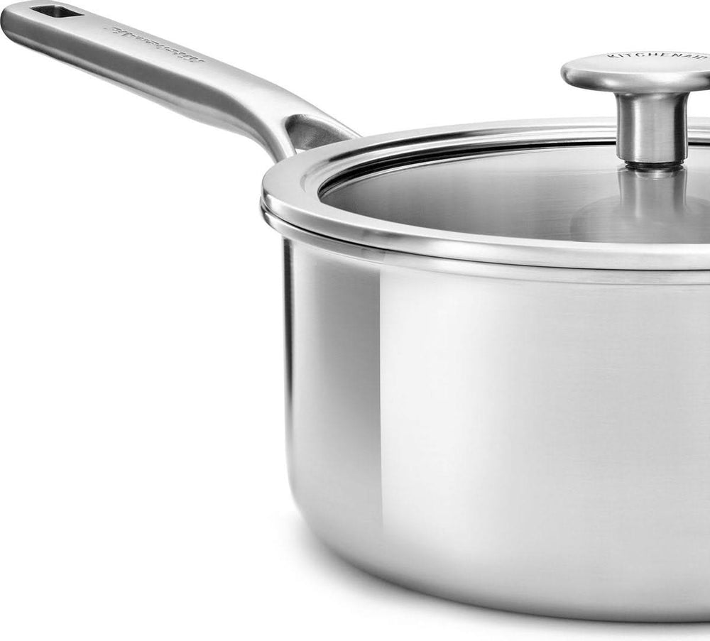 KitchenAid sauté pan - Sauteuse - Multi-Ply stainless steel - ø 24 cm / 3.1 liter